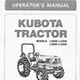 Kubota B2710 Owners Manual