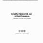 2009 Subaru Forester Owners Manual