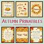Free Printables For Fall