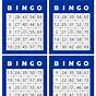 Printable Bingo Cards 1-75 Pdf