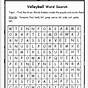 Volleyball Word Search Answers