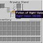 How To Make Night Vision Potion Minecraft