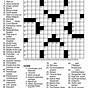 Printable Difficult Crossword Puzzles