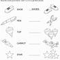 Kindergarten Plural Nouns Practice Worksheet