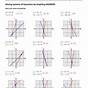 Graphing Systems Of Linear Equations Worksheets