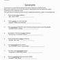 Synonyms Context Clues Worksheets