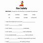 Fire Safety Worksheets For Elementary Students