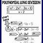 Multiplying And Dividing Polynomials Worksheet