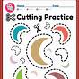 Cutting Practice Worksheets Printable