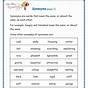 Synonyms Worksheets For Grade 6