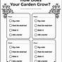 Printable Gardening Worksheets Pdf