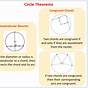 Printable Geometry Angle And Arcs Worksheet
