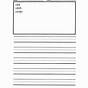 Free Printable 2nd Grade Writing Worksheets