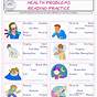 Health Worksheets For Kids