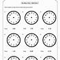 Clocks Worksheet For Kindergarten