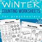 Easy Winter Counting Worksheet