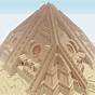 Minecraft 2 Pyramids On Top Of Each Other