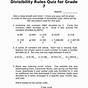 Divisibility Rules Worksheet 7th Grade