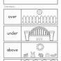 Positional Words Kindergarten Worksheet