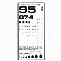 Printable Jaeger Eye Test Chart