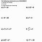 Laws Of Exponents Worksheets 8th Grade Review