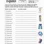 Nouns And Articles In Spanish Worksheets
