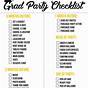 Printable Graduation Party Checklist Pdf