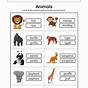 Wild Animals Worksheets