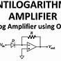 Log And Antilog Amplifier Circuit Diagram