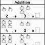 Free Printable Addition Math Worksheets For Kindergarten