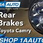 Toyota Camry Rear Brakes Replacement