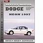 Dodge Neon Owners Manual 2003