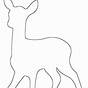 Outline Picture Of Deer
