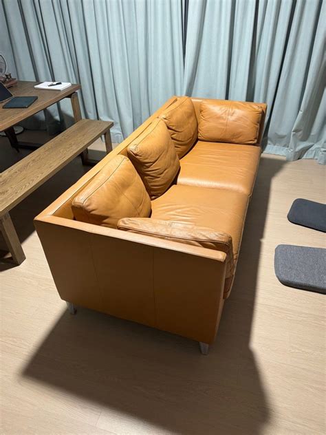 IKEA STOCKHOLM Three-seat Sofa (RP$2990), Furniture & Home Living ...