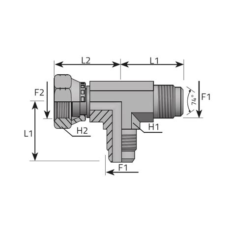 Male - Male - JIC Side Idler Nut