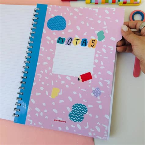 Set de carátulas A4 + stickers - Watermelon Objetos