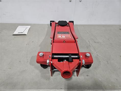 3.5T Dual Pump Hydraulic Floor Jack (Unused) [25AB10998-061] | Team ...