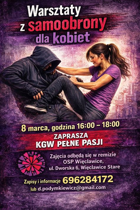 SAMOOBRONA DLA KOBIET, Ochotnicza Straż Pożarna w Więcławicach ...