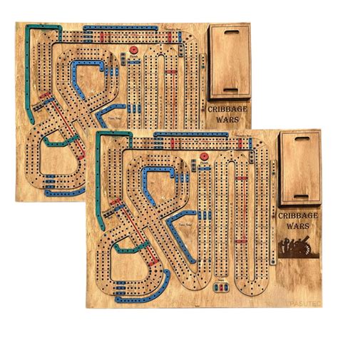 2 Set Cribbage Wars Board Game A New Dimension In Cribbage Strategy