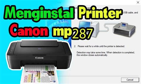 cara instalasi printer MP287