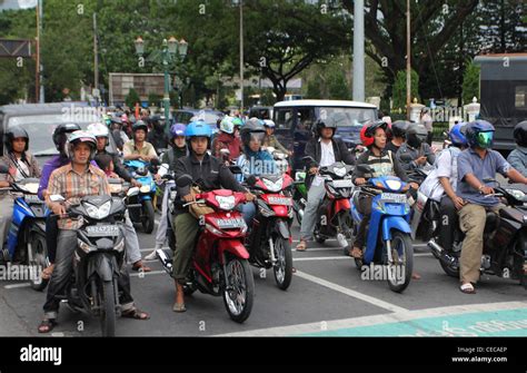 Motorcycle Driving in Indonesia