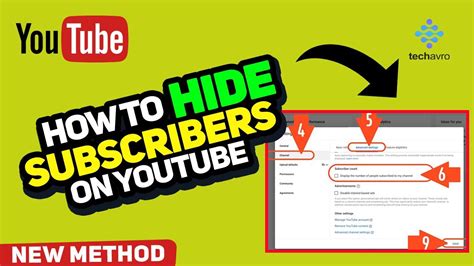 How to hide Subscriber Count on YouTube