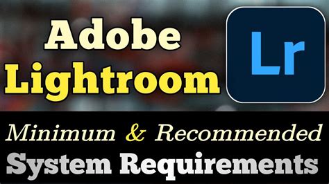 lightroom system requirements