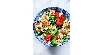 quinoa salad with grilled chicken and vegetables recipe