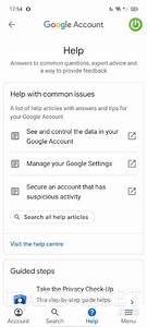 Google Account Help Center