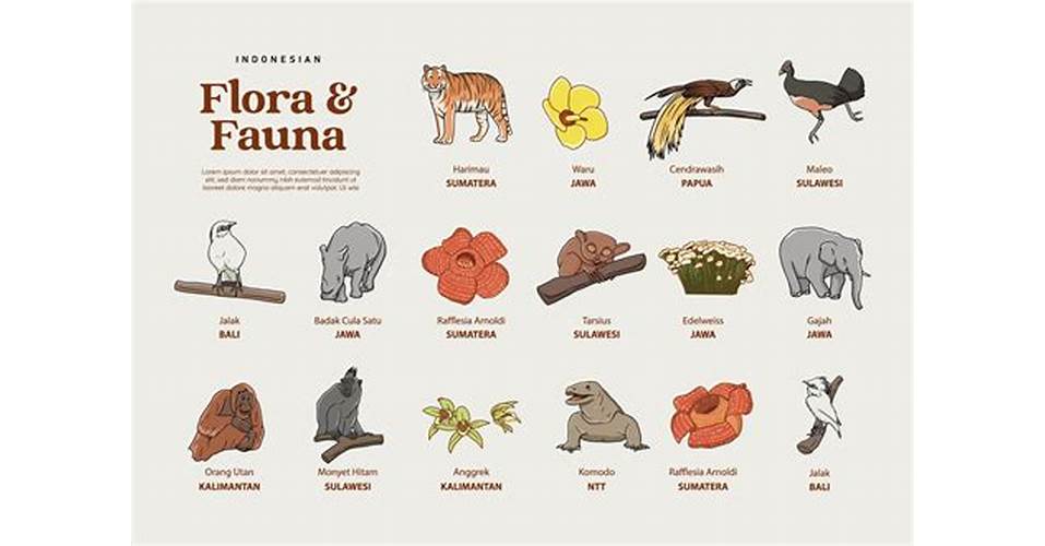 Indonesian flora and fauna