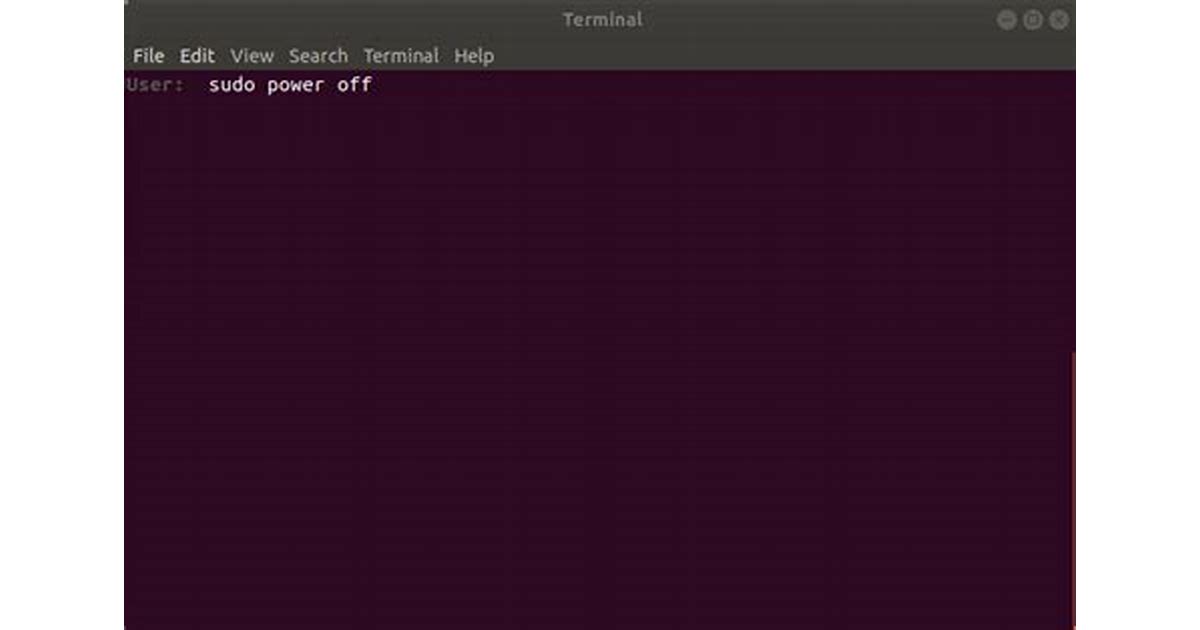 Perintah Poweroff Linux