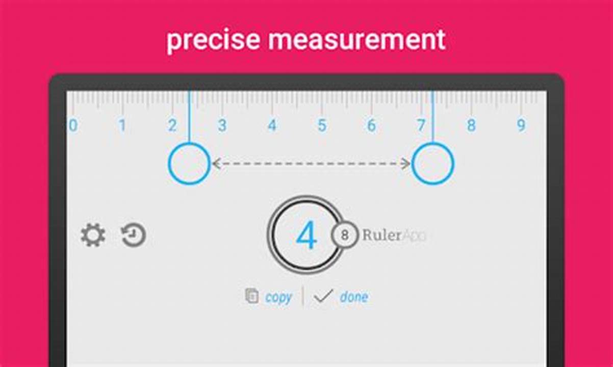 Ruler App – Measure Length in Inches and Centimeters