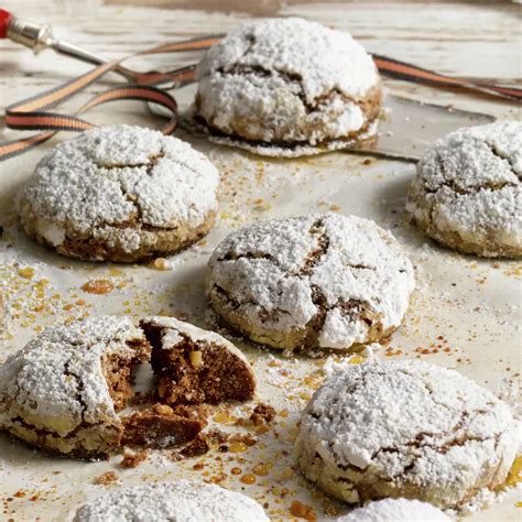 Galletas craqueladas de chocolate con avellanas y efecto nevadito (para ...