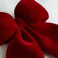 A Red Velvet Christmas Bow Tie Oversized Ornament Wedding Decoration ...